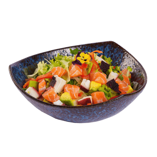 Salad Bạch Tuộc Cá Hồi Sốt Wasabi