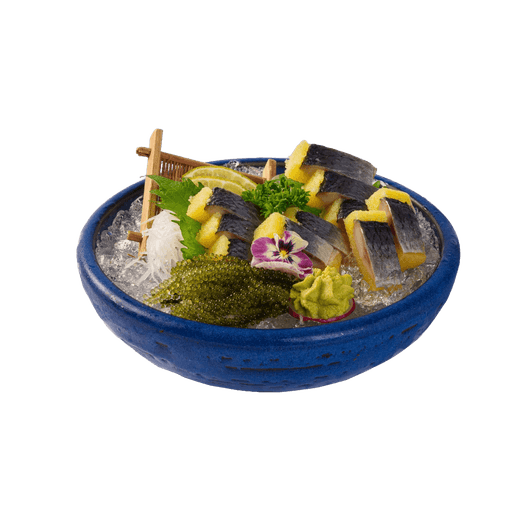 Sashimi Cá Trích Ép Trứng